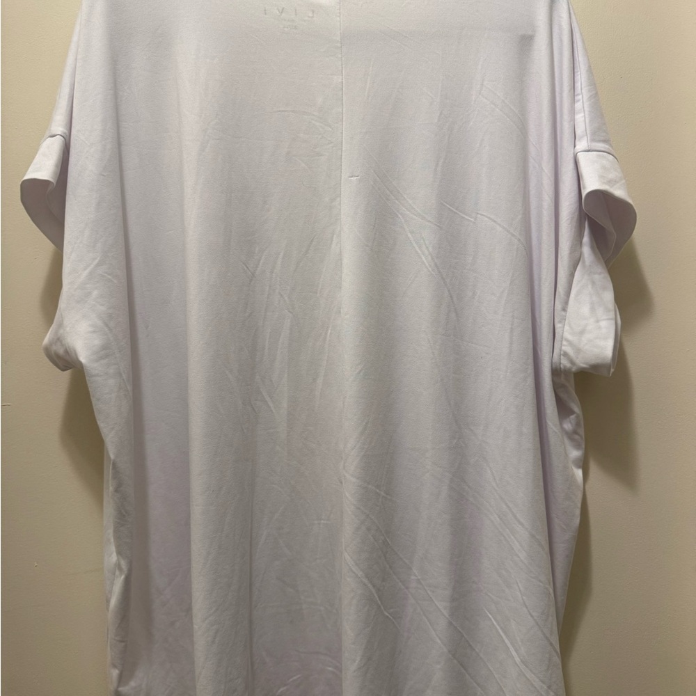 Livi Women’s White Short-Sleeve Top - Picture 2 of 6